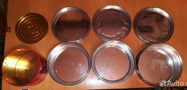 Жестяные коробочки из под печенья