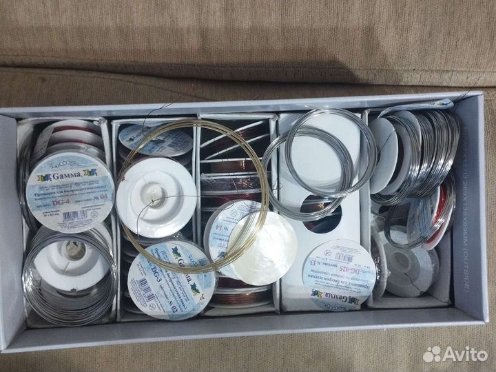 Медная проволока для бисероплетения. Гамма