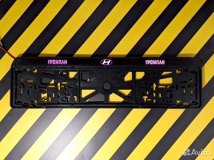 Номерная рамка c вашим логотипом и дизайном