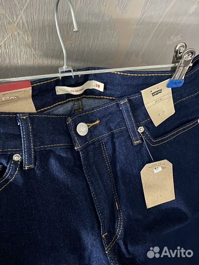 Джинсы женские levis 711 новые