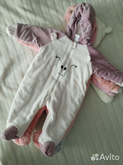 Пакет вещей на девочку размер 62-68