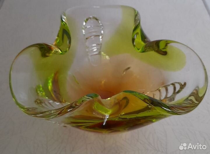 Пепельница стеклянная (стекло ) СССР