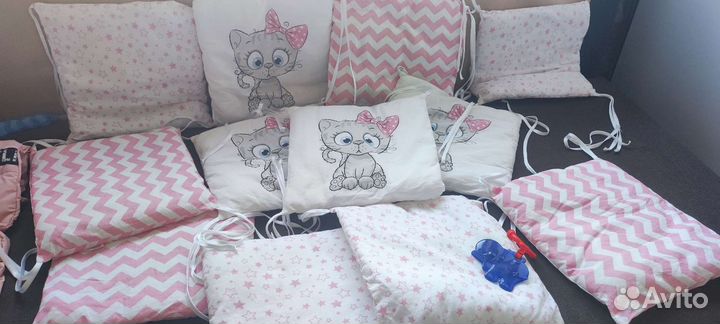 Бортики Подушки для кровати