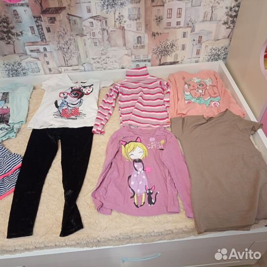 Детские вещи пакетом на девочку 110 116