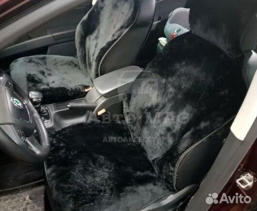 Меховые накидки на сидения натуральная овечья