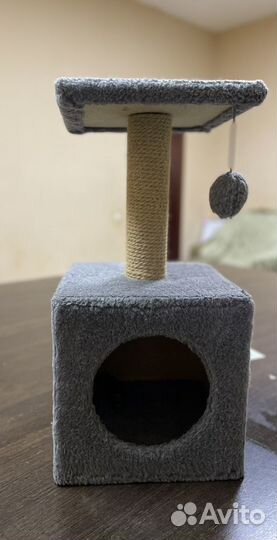 Домик для кошки с когтеточкой