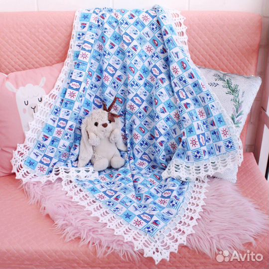 Детский плед ручной работы