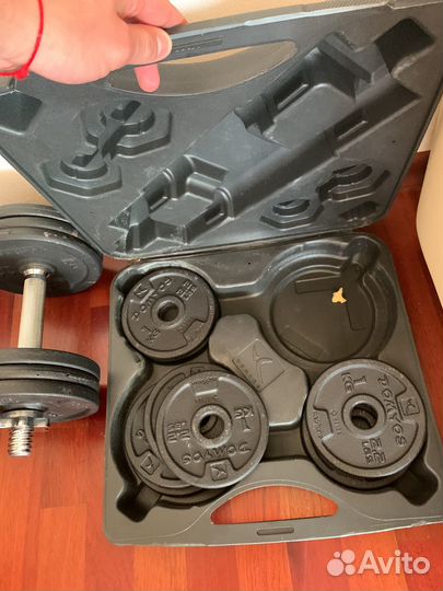 Гантели разборные