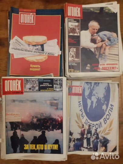 Журнал огонек. москва. нева
