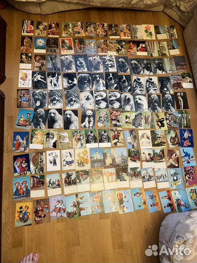 Открытки старые новые 190шт