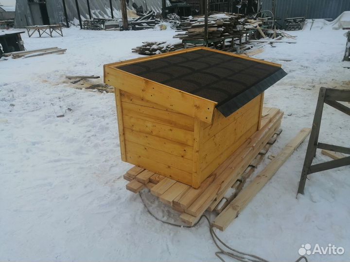Будка для собаки утепленная