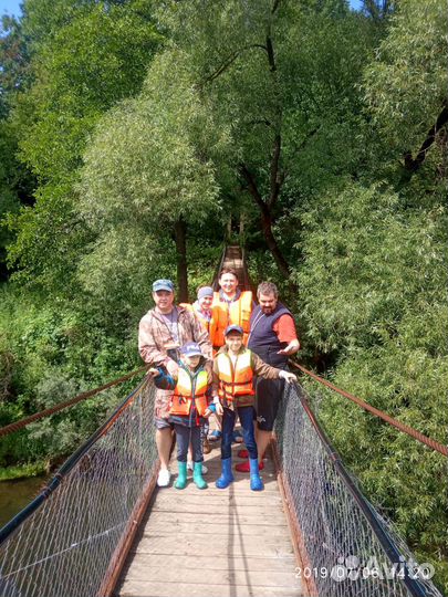 Сплав на байдарках по Оке и Вашане, на 1 или 2 дня