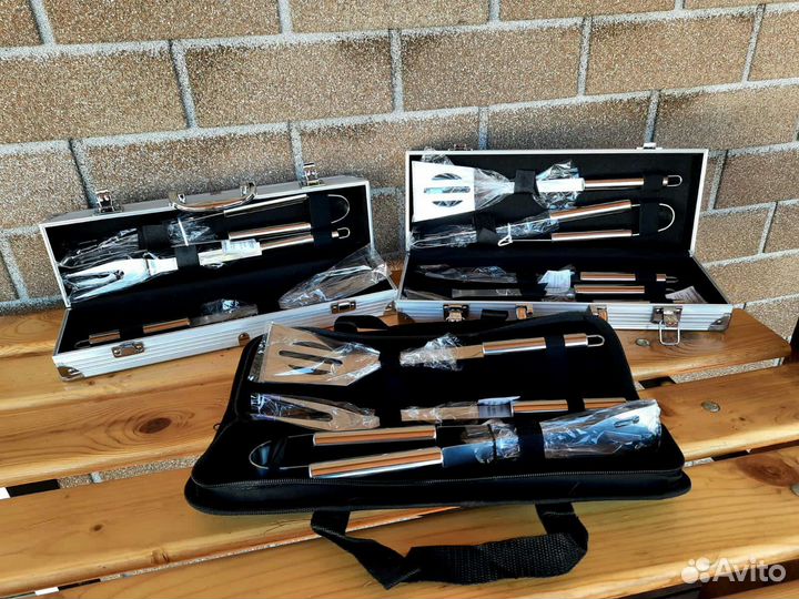 Набор для барбекю гриля мангала подарок мужчине