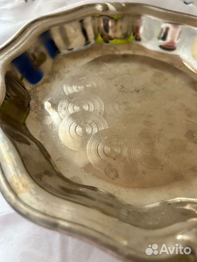 Конфетница мельхиор СССР