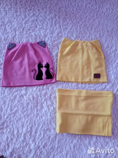 Шапки 52-56 и 1 снуд