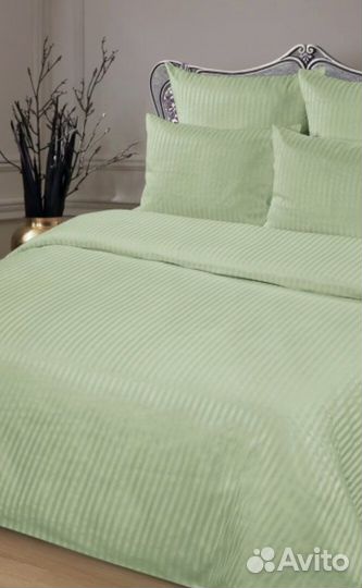 Постельное белье страйп сатин и жаккард