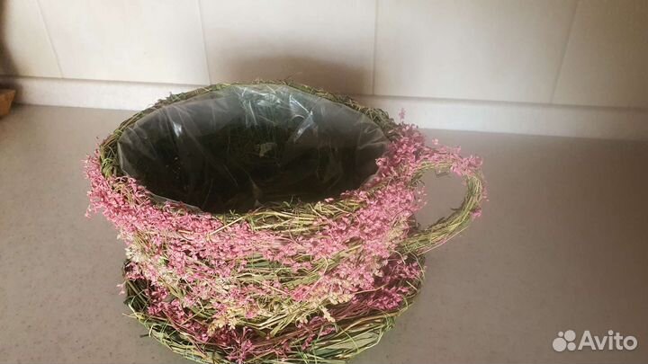 Чашка цветочная д/цв.комп