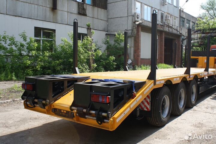 Полуприцеп трал (тяжеловоз) Авиком 98713-04 высокорамный раздвижной, 2023