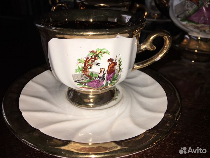 Сервиз чайно-кофейный «пастушка» (6 персон)