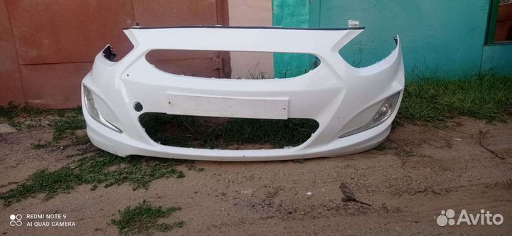 Бампер hyundai solaris