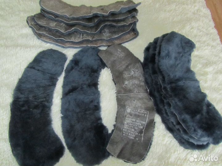 Воротники цигейковые новые 14 шт