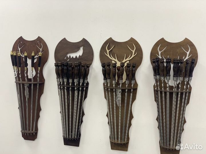 Подставка для шампуров настенная (Животные)