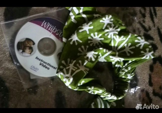 Слинг зелёный, удобный