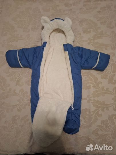 Зимний комбинезон для новорожденного