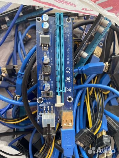 Райзер pci-e 4.0 1x to 16x
