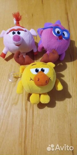 Продам новые 3 игрушки смешарики