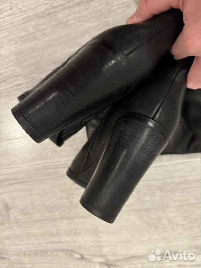 Ботфорты женские кожаные евро-зима Calipso