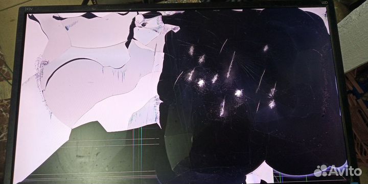 Монитор Philips 243v5lsb на запчасти