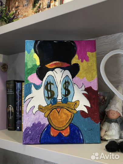 Картина акрилом на холсте