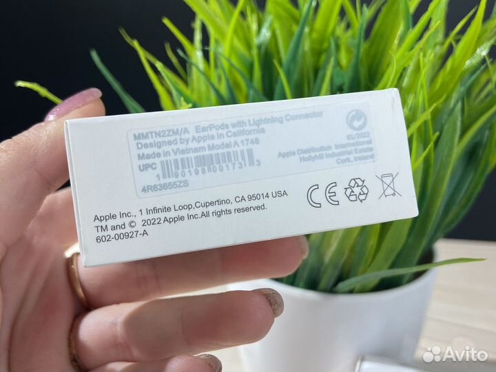 Наушники проводные EarPods для iPhone 14 Prо