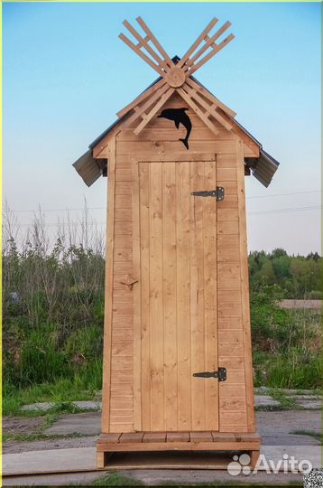 Дачный туалет с установкой ART128