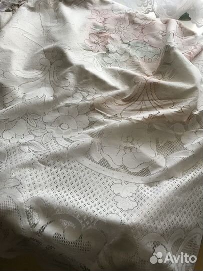 Тюль и темные шторы