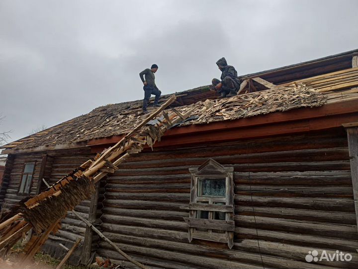 Подъем домов,замена венцов