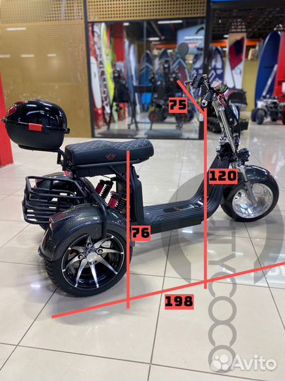 Электроскутер ikingi X12 PRO Trike тест-драйв