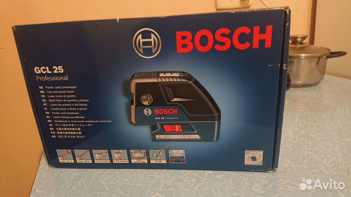 Лазерный уровень Bosch GCL 25
