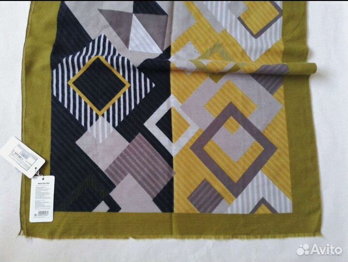 Палантин теплый новый шарф графическим рис 180*65