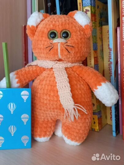 Мягкая игрушка кот,ручной работы