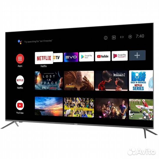 Новый телевизор 75 дюймов Haier SMART TV S1