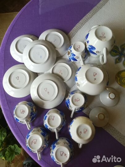 Сервиз чайный Барановка 50-60гг сорт 1