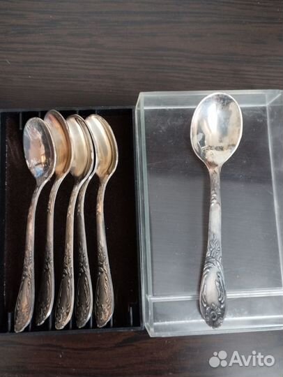 Кофейные ложки мельхиор СССР
