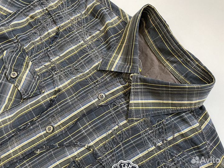 Рубашка мужская Tom Tailor винтаж оригинал XL