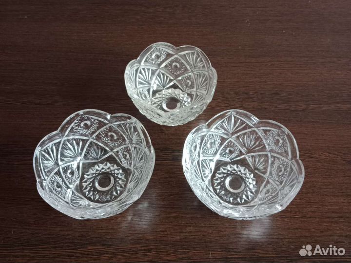 Хрусталь салатник креманка