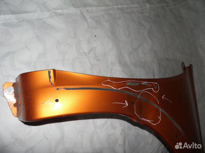 Переднее правое крыло лада гранта 2 фл кросс FL