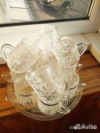 Хрустальные рюмки, бакалы СССР