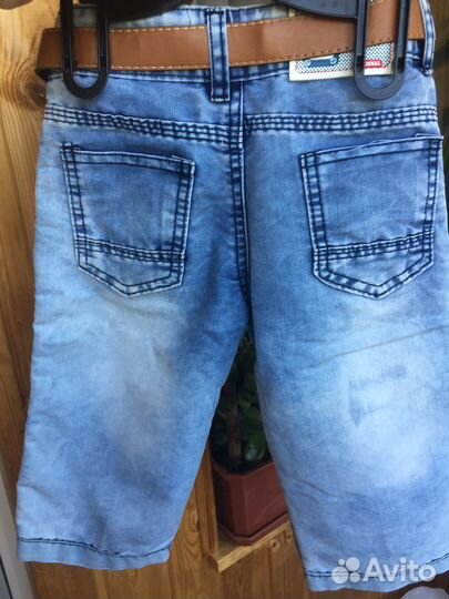 Джинсовые шорты для мальчика 104