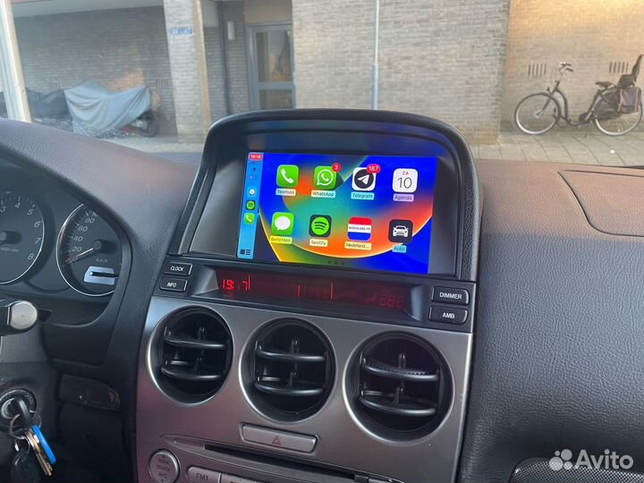 Магнитола Mazda 6 GG (наверх) Android